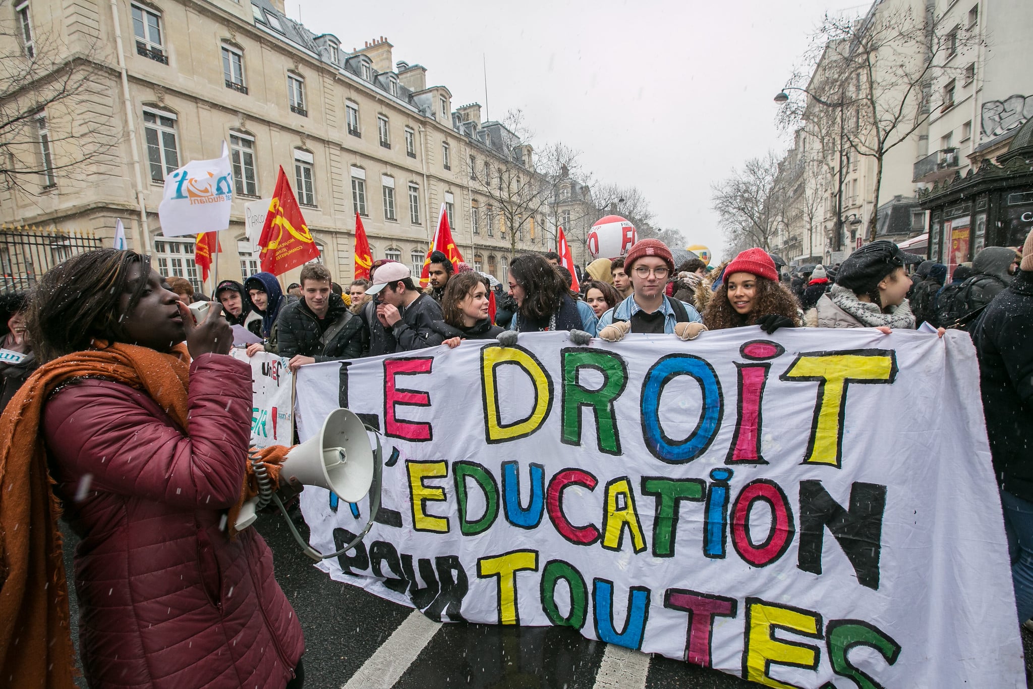 manifestation enseignants P